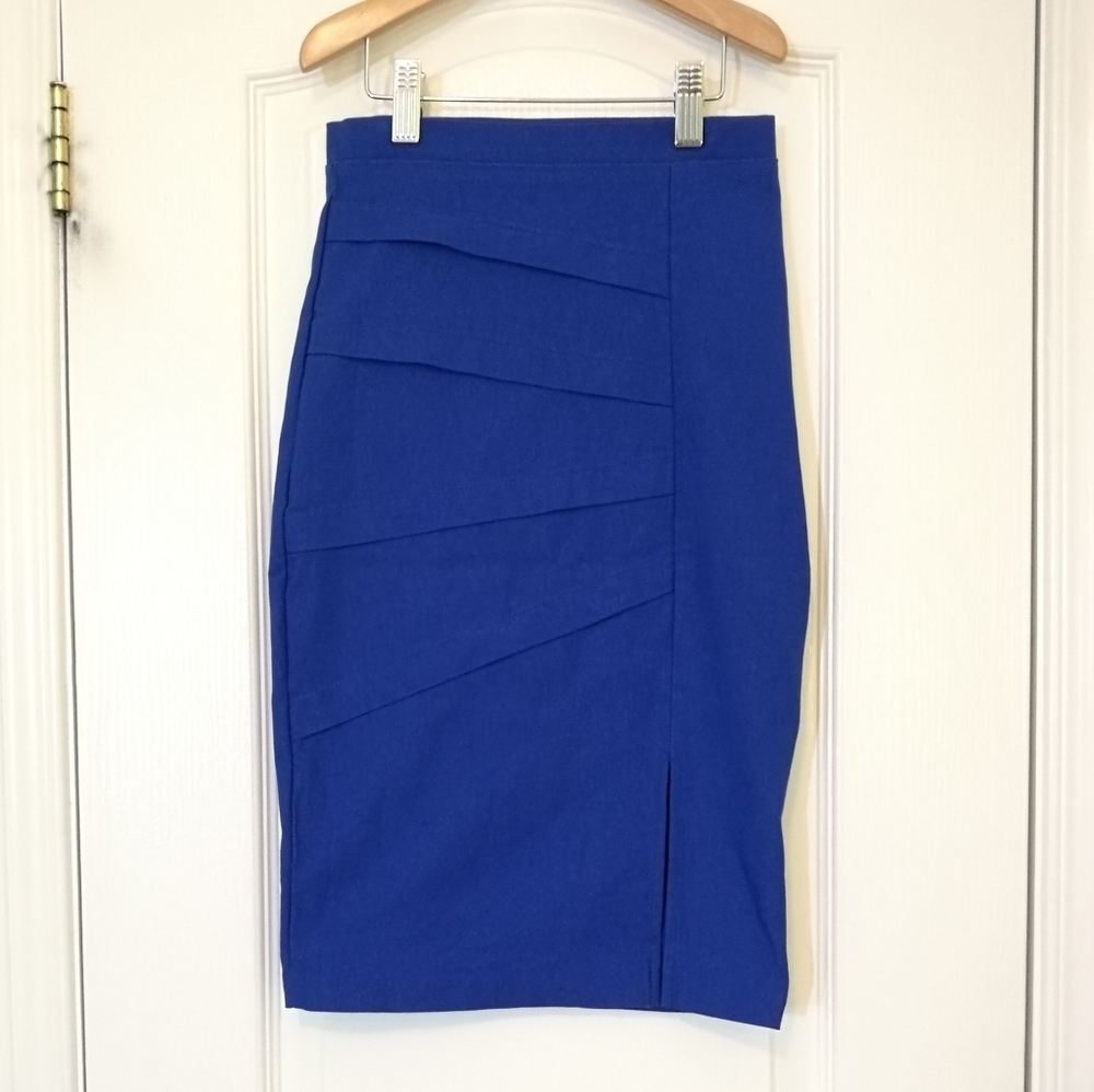 XXS SUZY SHIER Royal Blue Pencil Skirt